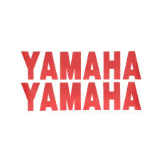sticker woord [yamaha] onderspoiler rood 2-delig aerox 980587.red