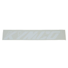 sticker woord [kymco] schuin wit kymco, sco kymco 2t, sco kymco 4t=op=op