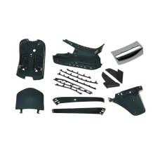 plaatwerkset binnen 85/B vespa zwart mat 15-delig lx, vespa S plaatwerkset binnen 85/B vespa zwart mat 15-delig lx, vespa S