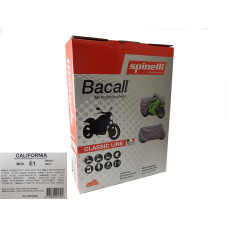 beschermhoes spinelli + topkoffer scooter/motorfiets maxi L grijs scooter