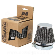 powerfilter recht universeel conisch vlakschuif carb 50mm chroom powerfilter recht universeel conisch vlakschuif carb 50mm chroom