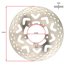 remschijf newfren 5-gaats kymco voor 260mm people s 300, people-s 200, agility 16inch, people-s df4080 remschijf newfren 5-gaats kymco voor 260mm people s 300, people-s 200, agility 16inch, people-s df4080