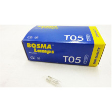 lamp 6V bosma 1.2W insteek t05 wedge transparant 1pcs