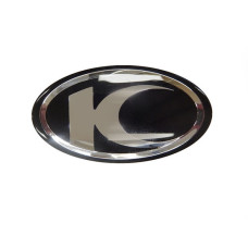 embleem Kymco origineel logo dik zwart/chroom agility 16+ , downtown, new like, super-8 86102-alg1-e00-t01 embleem Kymco origineel logo dik zwart/chroom agility 16+ , downtown, new like, super-8 86102-alg1-e00-t01