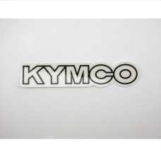 sticker Kymco origineel beenschild woord [kymco] wit diamant sco kymco, vp50 87140-lfc8-e80-t02=op=op
