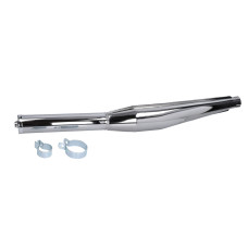 uitlaat jamarcol cross fuego 32mm chroom kreidler, zundapp