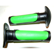 handvatset DMP model progrip enduro zwart/groen beta rr50, bromfiets, derbi, rieju, otr, sm=op=op