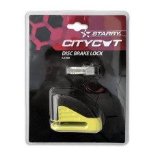 schijfremslot Citycat 5.5mm geel