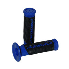 handvatset progrip 22/24mm zwart/blauw bromfiets, scooter 732 handvatset progrip 22/24mm zwart/blauw bromfiets, scooter 732