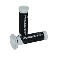 handvatset progrip (made in Italy) zwart/wit bromfiets, scooter 732 handvatset progrip (made in Italy) zwart/wit bromfiets, scooter 732
