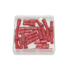 kabelstekker rond vrouw 4mm rood 25pcs kabelstekker rond vrouw 4mm rood 25pcs