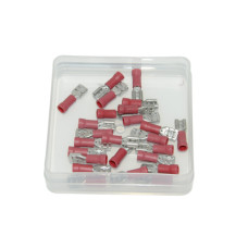 kabelstekker plat vrouw rood 4.8mm 25pcs kabelstekker plat vrouw rood 4.8mm 25pcs