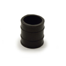 rubber uitlaat nademper kort 30mm zwart