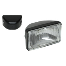 koplamp guia rechthoekig 160mm zwart bromfiets koplamp guia rechthoekig 160mm zwart bromfiets