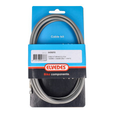 koppelingkabel elvedes set binnen+buiten 1.80/2.00m grijs