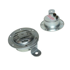 claxon 6v wissel ac 74mm aluminium tomos, kreidler, puch, sachs, zundapp