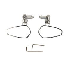 spiegelset DMP stuurbevestiging ovaal bar-end CNC o.a. chroom gts alle mod., scooter, sprint, zip spiegelset DMP stuurbevestiging ovaal bar-end CNC o.a. chroom gts alle mod., scooter, sprint, zip