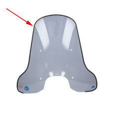 sierstrip Regia windscherm rubber 2m zwart bromfiets, motorfiets, scooter, universeel