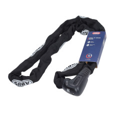 kettingslot abus art 2-sterren Steel-O-Chain vaste kop 170cm zwart 9809/170