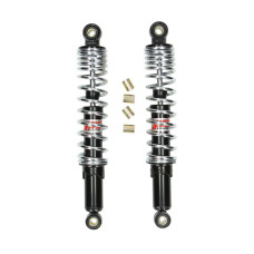 schokbrekerset yss pro-x serie 320mm zwart/chroom camino, puch maxi, tomos