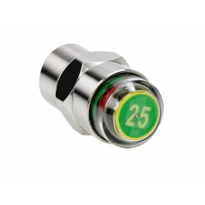 ventieldop spanningsmeter aflezer 2.5 bar per stuk bromfiets, scooter