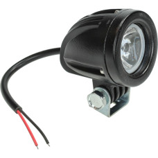 verstraler DMP led 12v .+ bev. set 55mm zwart 1 stuks bromfiets, motorfiets, scooter, universeel