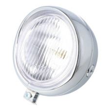 koplamp guia rond retro 130mm chroom universeel koplamp guia rond retro 130mm chroom universeel