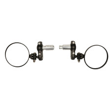 spiegelset DMP stuurbevestiging rond bar-end CNC o.a. carbon gts alle mod., scooter, sprint, zip spiegelset DMP stuurbevestiging rond bar-end CNC o.a. carbon gts alle mod., scooter, sprint, zip