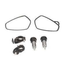 spiegelset DMP stuurbevestiging ovaal bar-end CNC o.a. carbon gts alle mod., scooter, sprint, zip spiegelset DMP stuurbevestiging ovaal bar-end CNC o.a. carbon gts alle mod., scooter, sprint, zip