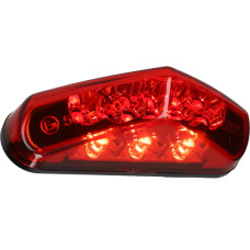 achterlicht DMP led bromfiets/scooter E-Keur 84mm rood universeel achterlicht DMP led bromfiets/scooter E-Keur 84mm rood universeel