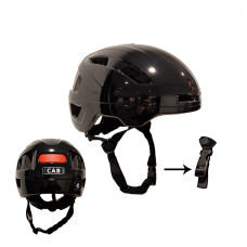helm CAB pedelec/snorfiets NTA-8776 keur safety fatbike, fiets, snorfiets L/XL 58/62 zwart glans
