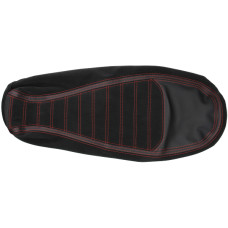 buddydek Regia rood stiksel zwart/carbon Segway E110, Segway E125 buddydek Regia rood stiksel zwart/carbon Segway E110, Segway E125