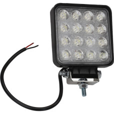verstraler DMP led 12v 16 leds + bev. set zwart universeel