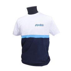 t-shirt polini XL wit/blauw 098.2679/xl