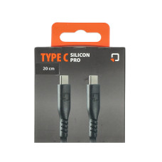 oplaadkabel optiline silicone telefoon USB type C > USB type C lengte 20cm 91789 oplaadkabel optiline silicone telefoon USB type C > USB type C lengte 20cm 91789