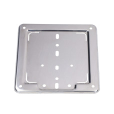 houder kentekenplaat metaal 184x184mm chroom motorfiets houder kentekenplaat metaal 184x184mm chroom motorfiets