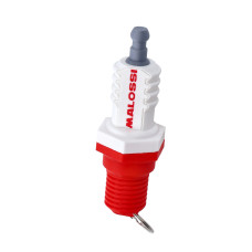 bougiehouder malossi wit/rood 4220475b