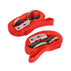 gereedschap DMP spanband set (2m lengte) rood 2-delig