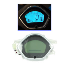km tellerset digitaal (blauw) ronde koplamp o.a. BTC Riva, china lx/napoli, BTC Felice, gts toscana, vx50