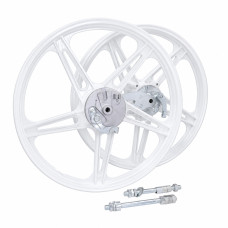 wielset fast-arrow compleet 5-spaaks peugeot 17 inch wit 103, 103spx wielset fast-arrow compleet 5-spaaks peugeot 17 inch wit 103, 103spx