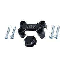 stuurklemset Fast Arrow Pro compleet cnc gefreesd o.a standaard voorvork m7 zwart maxi, puch