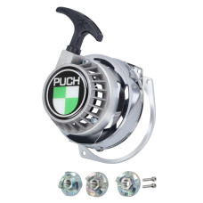 trekstarter fast-arrow set vliegwieldeksel bosch/kokusan/HPI/MVT chroom puch maxi trekstarter fast-arrow set vliegwieldeksel bosch/kokusan/HPI/MVT chroom puch maxi