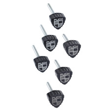 boutset Fast Arrow Pro zijscherm cnc + logo zwart 6 stuks puch maxi