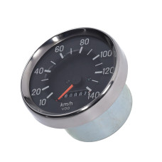 km tellerklok groot 140km/u model VDO 85mm chroom kreidler, puch, zundapp