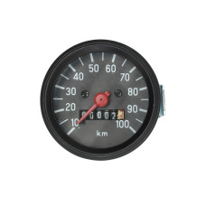 km tellerklok 100 km/u model VDO zwart 60mm puch monza, camino, zundapp km tellerklok 100 km/u model VDO zwart 60mm puch monza, camino, zundapp