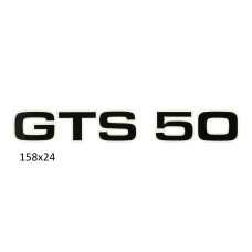 sticker zwart/wit gts 50, zundapp