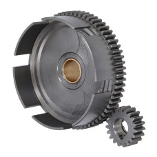 koppelinghuis jasil + tandwiel 17/56 rechte vertanding ks80, ks80 ac, zundapp koppelinghuis jasil + tandwiel 17/56 rechte vertanding ks80, ks80 ac, zundapp