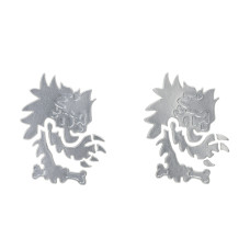 sticker malossi 3D-reliëf leeuwenkop 10cm zilver 2pcs 3313736.20 sticker malossi 3D-reliëf leeuwenkop 10cm zilver 2pcs 3313736.20