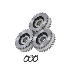 tandwielset versnelling 47x12mm 36T metaal/nylon voor bafang 250w motor Ouxi v8 / V20 3pcs e-bike, fatbike