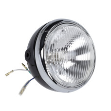 koplamp rond compleet yamaha 145mm zwart fs1